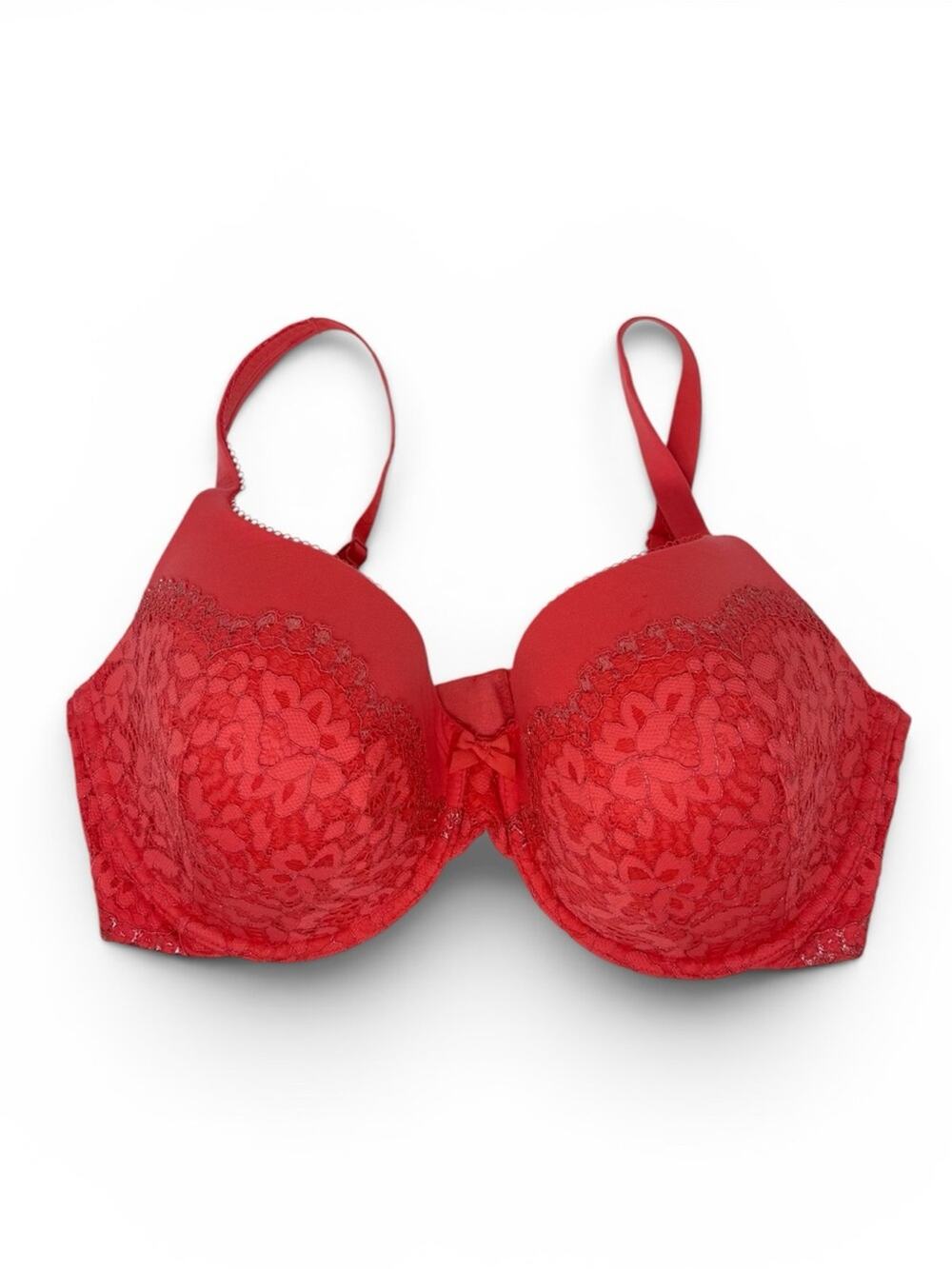 Victoria’s Secret Body By Victoria Red Lace Convertible Bra Women’s Size 38DDD